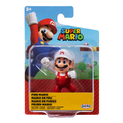 Фігурка Super Mario з артикуляцією - Вогняний Маріо 6 см (78279-RF1-GEN)