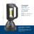 Ліхтар Quantum Tracker 3W LED+COB з функцією Power Bank (QM-FL1063)