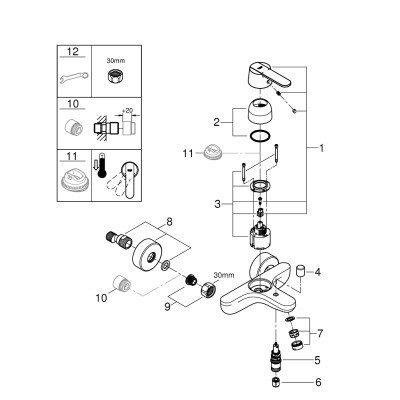 Змішувач Grohe Get (32887000)