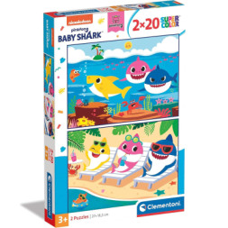 Пазл Clementoni Baby Shark, 2 шт по 20 елементів (24777)