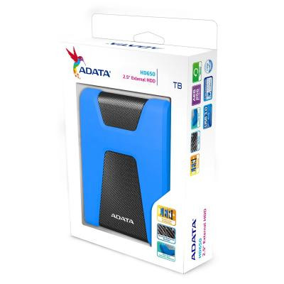 Зовнішній жорсткий диск 2.5&quot; 1TB ADATA (AHD650-1TU31-CBL)
