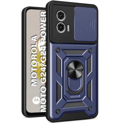 Чохол до мобільного телефона BeCover Military Motorola Moto G24/G24 Power Blue (710723)