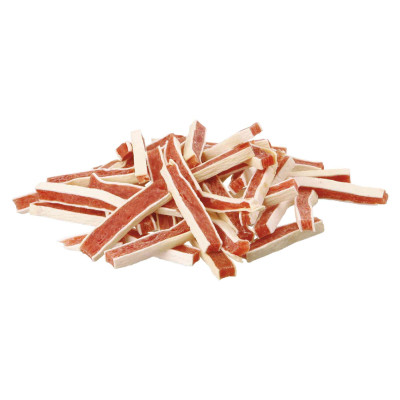 Ласощі для собак Trixie Premio Chicken and Pollock Stripes XXL курка/лосось 300 г (4011905318035)