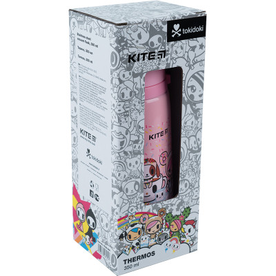 Поїльник-непроливайка Kite Термос Tokidoki 350 мл Рожевий (TK23-305)