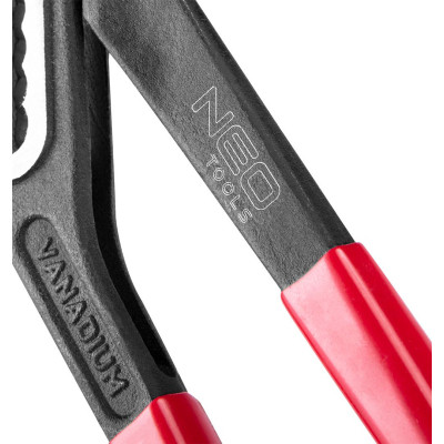 Кліщі Neo Tools переставні, 45°, робочий діапазон 0-45мм, 300мм (02-413)