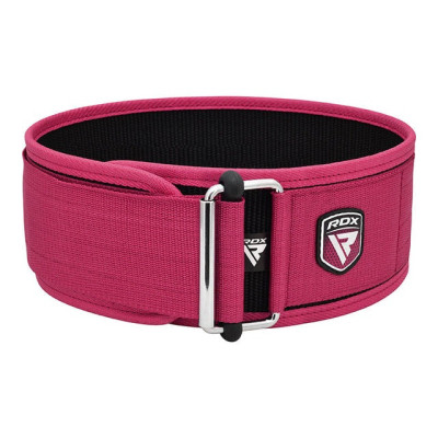 Атлетичний пояс RDX RX1 Weight Lifting Belt Pink XS (WBS-RX1P-XS)