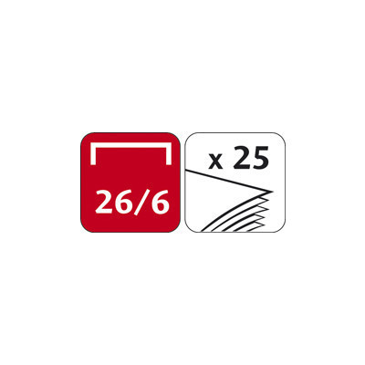 Степлер Maped ADVANCED METAL, металевий, 25л., (Скоби №24 / 6, 26/6), сріб (MP.354510)