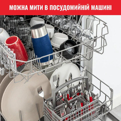 Термокружка Tefal Travel Mug Classic, 360мл, нержавіюча сталь, синій (N2020310)