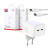 Зарядний пристрій XO QC 3.0 L102 35W/2 USB-C + cable Type-C NB124 White (XO-L102c-WH)