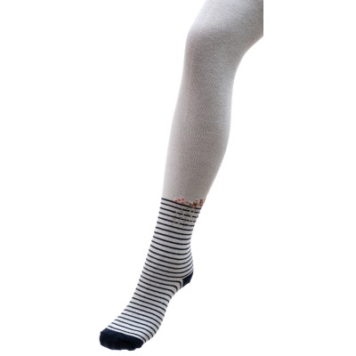 Колготки дитячі UCS Socks з квіточками (M0C0302-2109-7G-white)