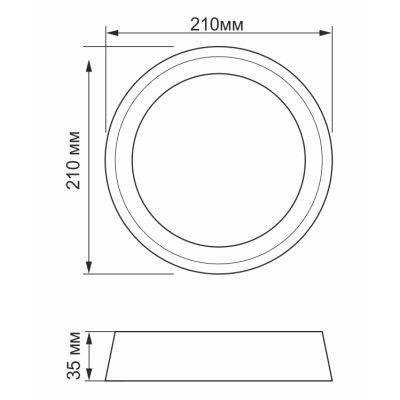 Світильник TITANUM LED 24W 5000K (TL-BHR20-245)