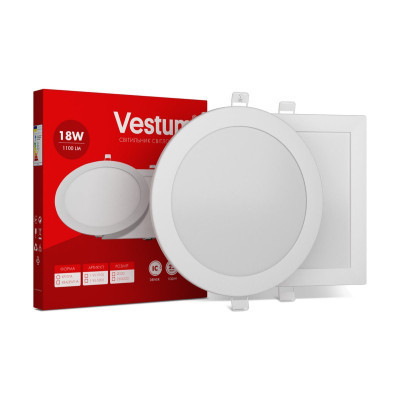Світильник Vestum LED 18W 6000K 220V (1-VS-5110)