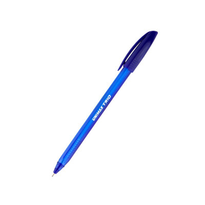 Ручка кулькова Unimax Trio, синя (UX-104-02)