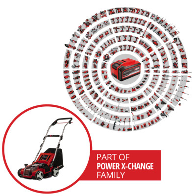 Аератор Einhell скарифікатор GE-SA 36/35 Li - Solo 36V, 35см, ножи 16шт (без АКБ та ЗП) (3420685)