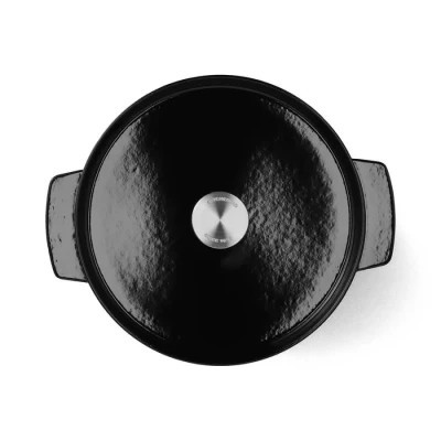 Каструля KitchenAid чавунна з кришкою 5,2 л Чорна (CC006061-001)