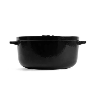 Каструля KitchenAid чавунна з кришкою 5,2 л Чорна (CC006061-001)