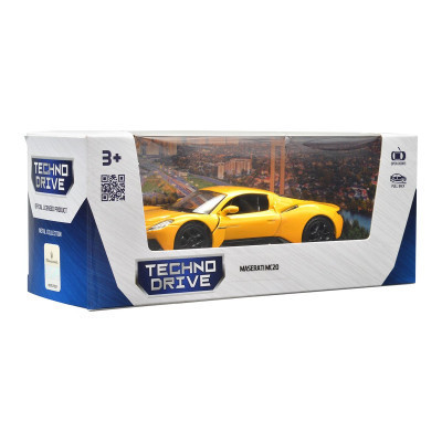 Машина TechnoDrive Maserati MC20 жовтий (250340U)