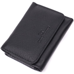 Гаманець ST Leather Шкіряний Чорний (22506)