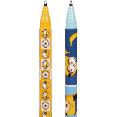 Ручка гелева Yes пиши-стирай Minions 0,5 мм, синя в асортименті (420401)