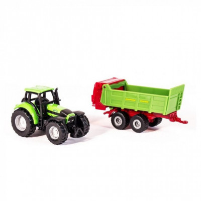 Спецтехніка Siku Трактор Deutz з причепом, 1:55 (6002389)