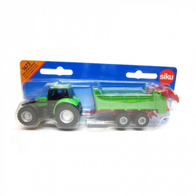 Спецтехніка Siku Трактор Deutz з причепом, 1:55 (6002389)