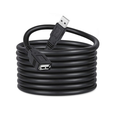 Дата кабель USB 2.0 AM/AF 1.8m black ColorWay (CW-CBUF076-BK)