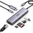 Концентратор Ugreen USB3.1 Type-C to HDMI/USB 3.0x2/RJ45/SD/TF/PD 100W CM512 (60515)