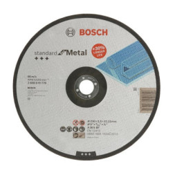 Круг відрізний Bosch Standard, 230х22.23мм, по металу (2.608.619.776)