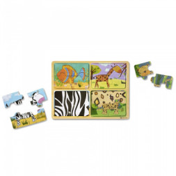 Пазл Melissa&amp;Doug дерев'яні у футлярі &quot;Тварини&quot; (MD31362)