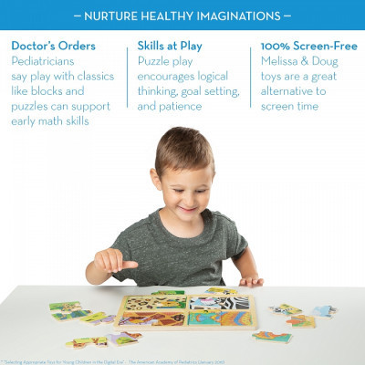 Пазл Melissa&amp;Doug дерев&#039;яні у футлярі &quot;Тварини&quot; (MD31362)