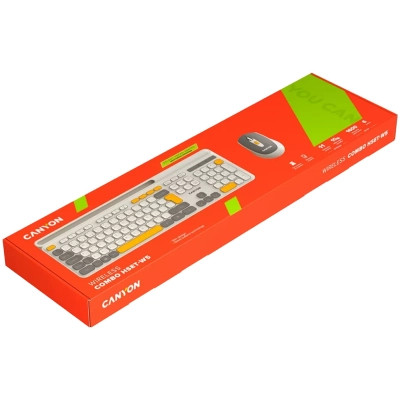 Комплект Canyon HSET-W5 Wireless UA Beige (CNS-HSETW5BG)