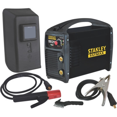 Зварювальний апарат Stanley інверторний 15-200 A, тривалість навантаження 100% (KING210)