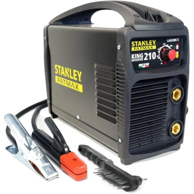 Зварювальний апарат Stanley інверторний 15-200 A, тривалість навантаження 100% (KING210)