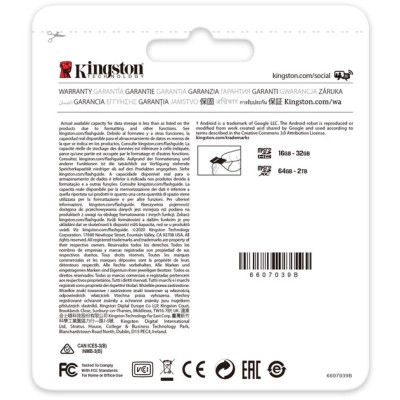 Карта пам&#039;яті Kingston 1TB microSDXC class 10 UHS-I U3 A2 Canvas Go Plus (SDCG3/1TBSP)
