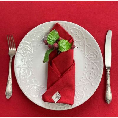 Серветка на стіл Прованс Червона 35х45 см (4823093429437)