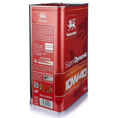 Моторна олива Wolver Super Dinamic 10W-40 4л (4260360940057)