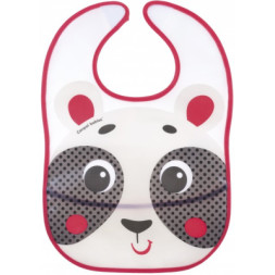Слинявчик Canpol babies Hello Little пластмасовий з кишенькою Бежевий (9/232_bei)