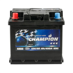 Акумулятор автомобільний Champion Black 50 Ah/12V (CHB50-1)