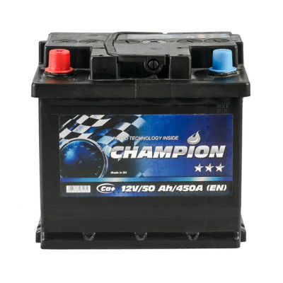 Акумулятор автомобільний Champion Black 50 Ah/12V (CHB50-1)