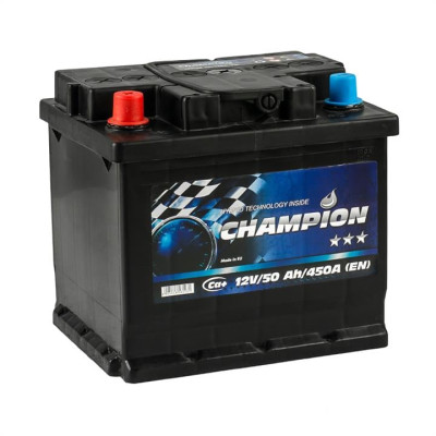 Акумулятор автомобільний Champion Black 50 Ah/12V (CHB50-1)