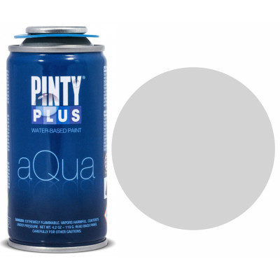 Фарба-аерозоль Pintyplus на водній основі Aqua, Срібна, 150 мл (8429576270402)