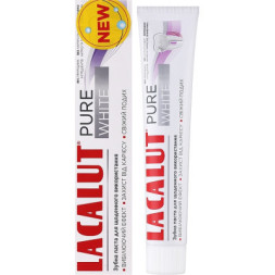 Зубна паста Lacalut Pure White 75 мл (4016369696767)