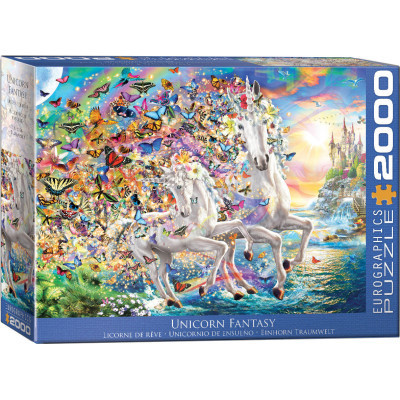 Пазл Eurographics Фентезі Єдиноріг 2000 елементів (8220-5551)