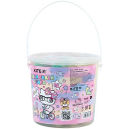 Крейда Kite кольорова Jumbo Hello Kitty, 15 штук у відерці (HK24-074)
