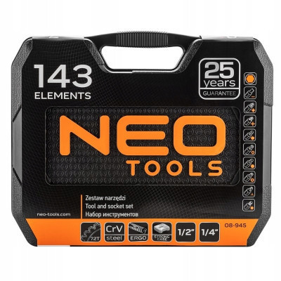 Набір інструментів Neo Tools 143 шт. (08-945)