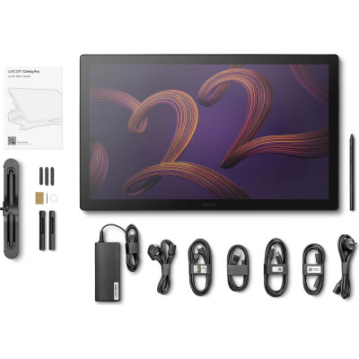 Планшет-монітор Wacom Cintiq Pro 22&quot; з підставкою (DTH227K0B-ST)