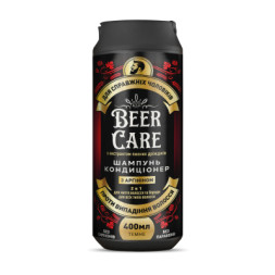 Шампунь Beer Care 2 в 1 З аргініном Проти випадіння волосся 400 мл (4820164641972)