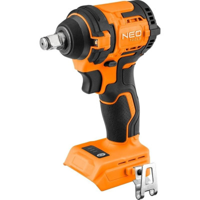 Гайковерт Neo Tools Energy+ 18V, безщітковий, 2500об/хв, 350Нм, 1/2&quot;, 3 швидкості, 1.1кг (без АКБ та ЗП) (04-613)