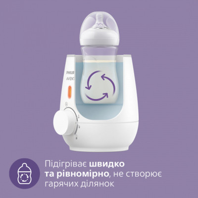 Підігрівач Philips AVENT Advanced з функцією розморозки молока (SCF355/09)