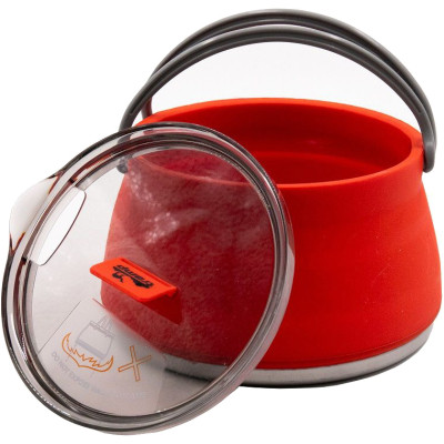 Чайник туристичний Tramp Silicon 1 л Terracota (TRC-125-terracota)